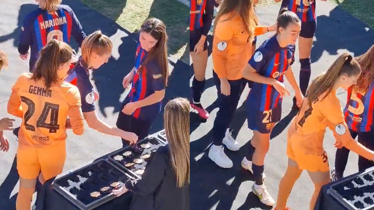 El Barcelona se coronó campeón de la Supercopa Femenina y a sus deportistas no les entregaron medallas. Tuvieron que ir a buscarlas.