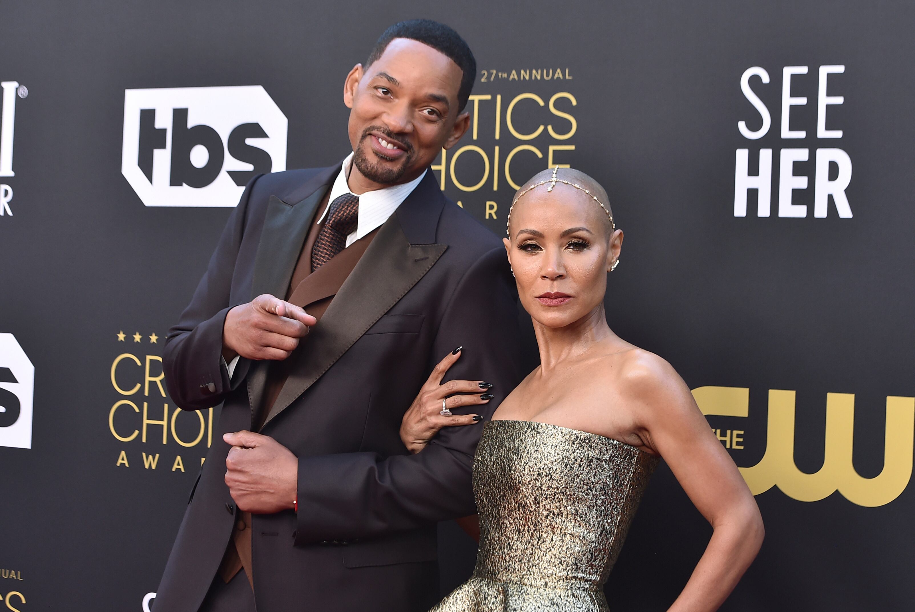 Will Smith, izquierda, y Jada Pinkett Smith l