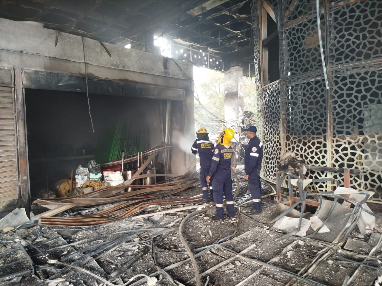 Incendio en el mirador Santo Ecce Homo en Valledupar