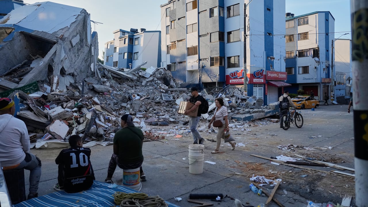 El terremoto en Colombia dejó cientos de estructuras colapsadas.