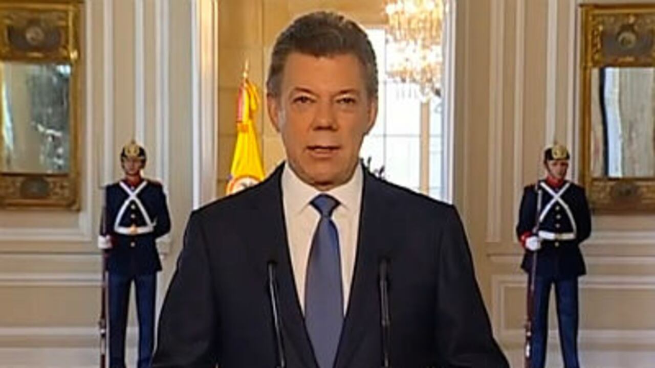 Juan Manuel Santos, presidente de la República.