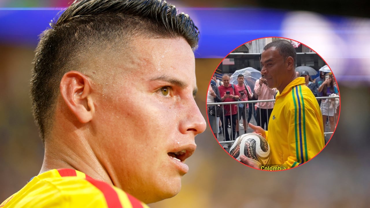 James Rodríguez es el capitán de la Selección Colombia, a la cual Cafú, histórico de Brasil, eligió como campeona del mundo.