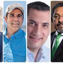 César Lorduy, Arturo Char, Alex Char, Luis Eduardo Díaz y Modesto Aguilera.