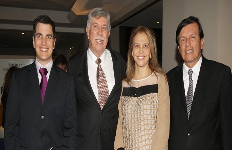 Ignacio Galvis, Alejandro Galvis, Olga Ramírez y Rafael Marín.