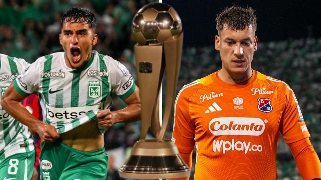 Nacional vs. Medellín por la final de la Copa BetPlay 2025.