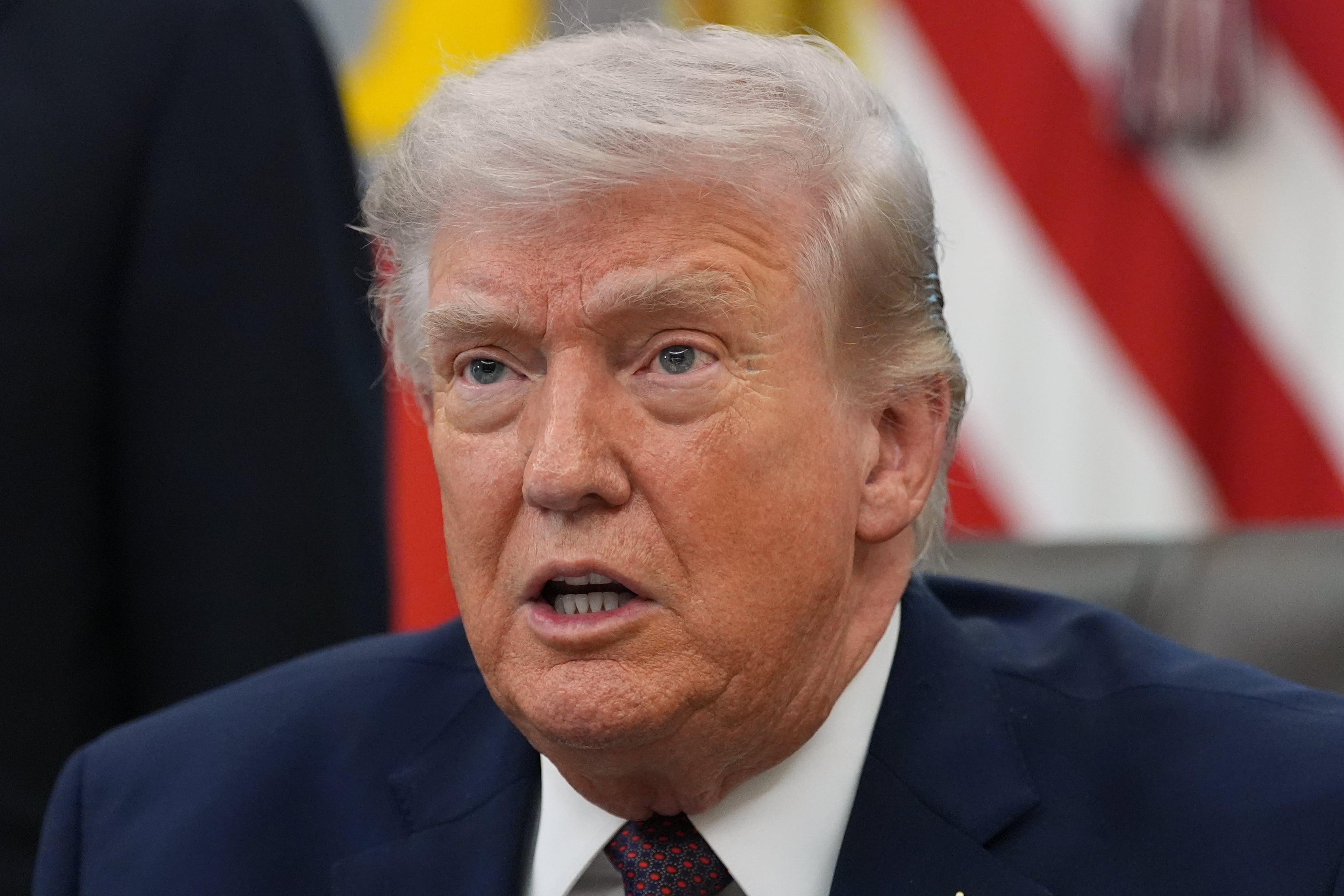 El presidente Donald Trump en la Oficina Oval en la Casa Blanca, en Washington.