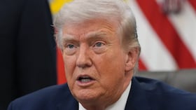 El presidente Donald Trump en la Oficina Oval en la Casa Blanca, en Washington.