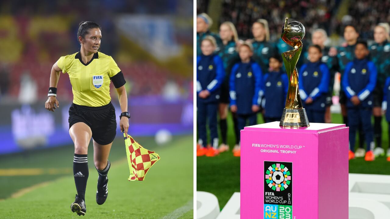 Mary Blanco, primera juez colombiana en hacer parte de una Copa del Mundo.