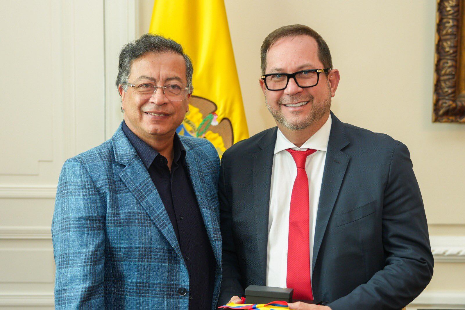 Gustavo Petro y Lidio García.
