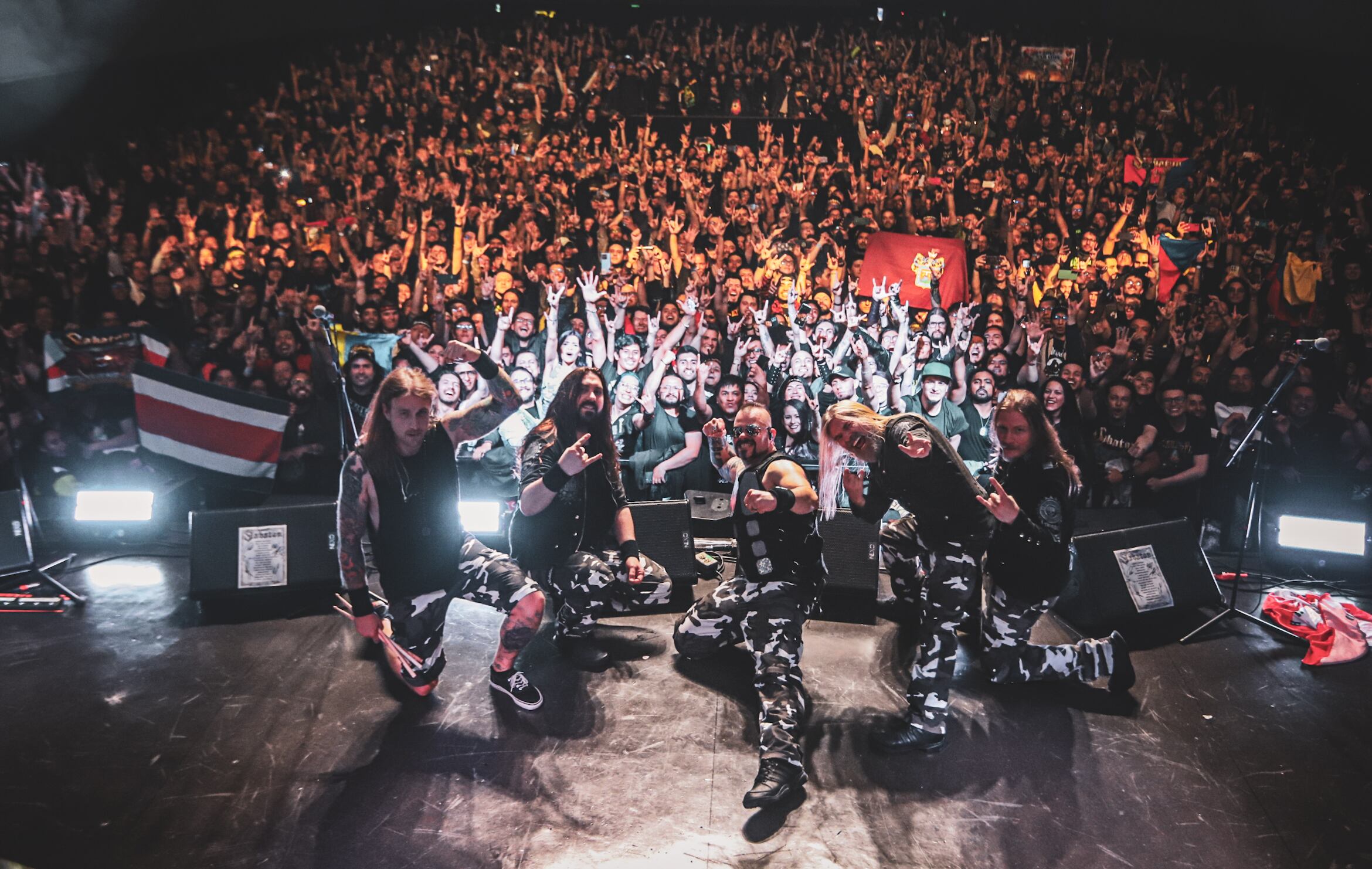 Sabaton en el Royal Center de Bogotá, 9 de mayo 2025.
