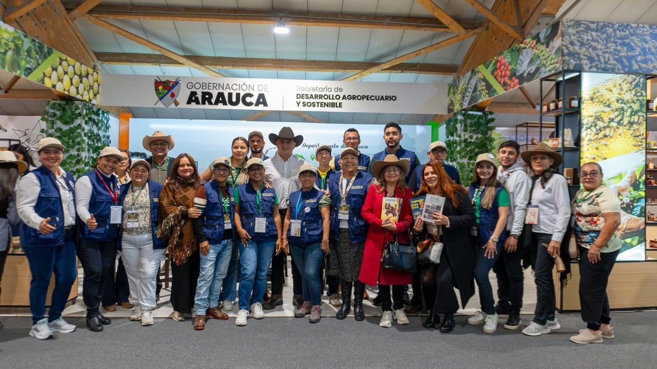 Delegación de Arauca en Agroexpo 2025 exhibe productos del campo en Corferias.