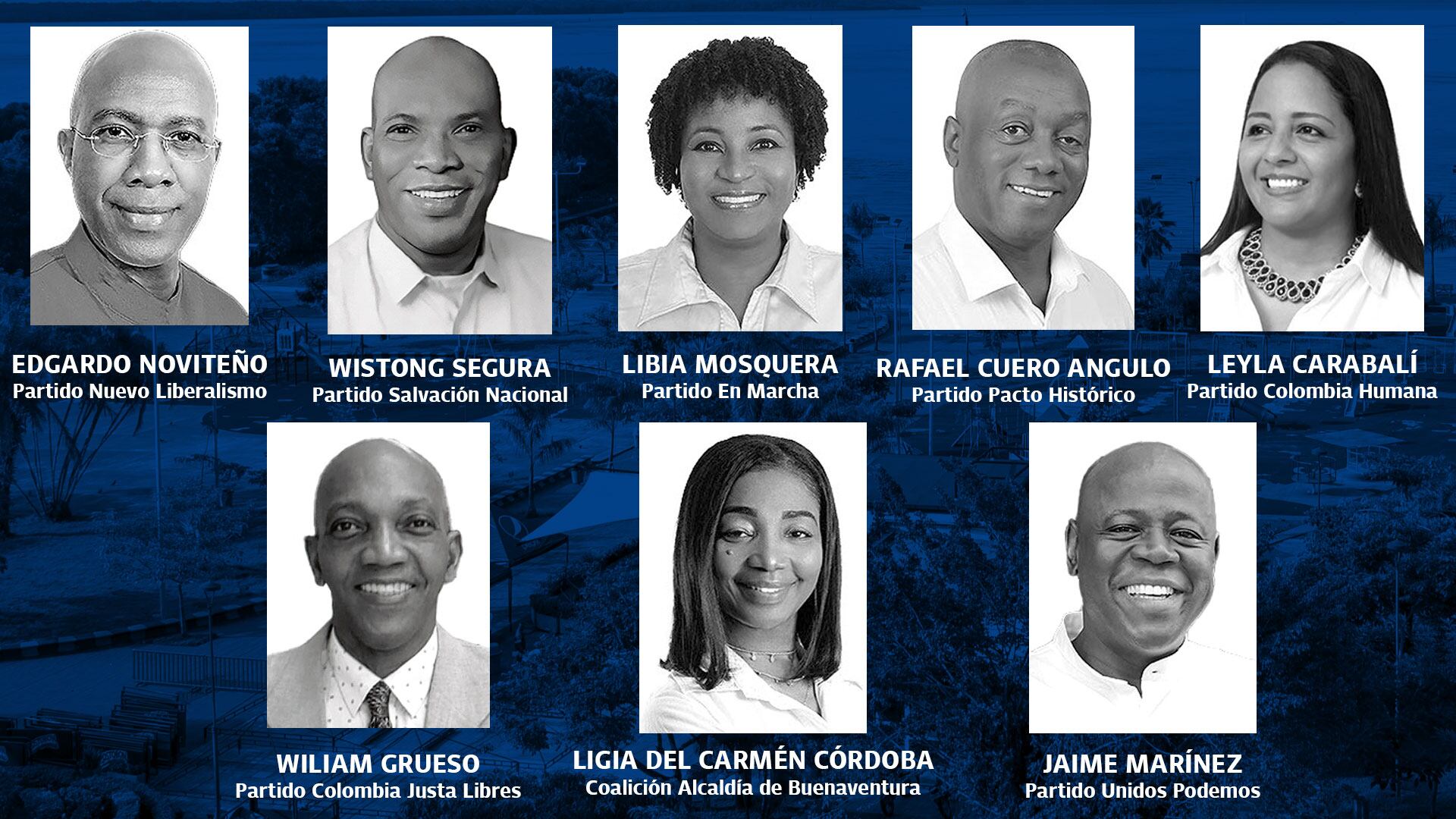 Ellos son algunos candidatos a la Alcaldía de Buenaventura.