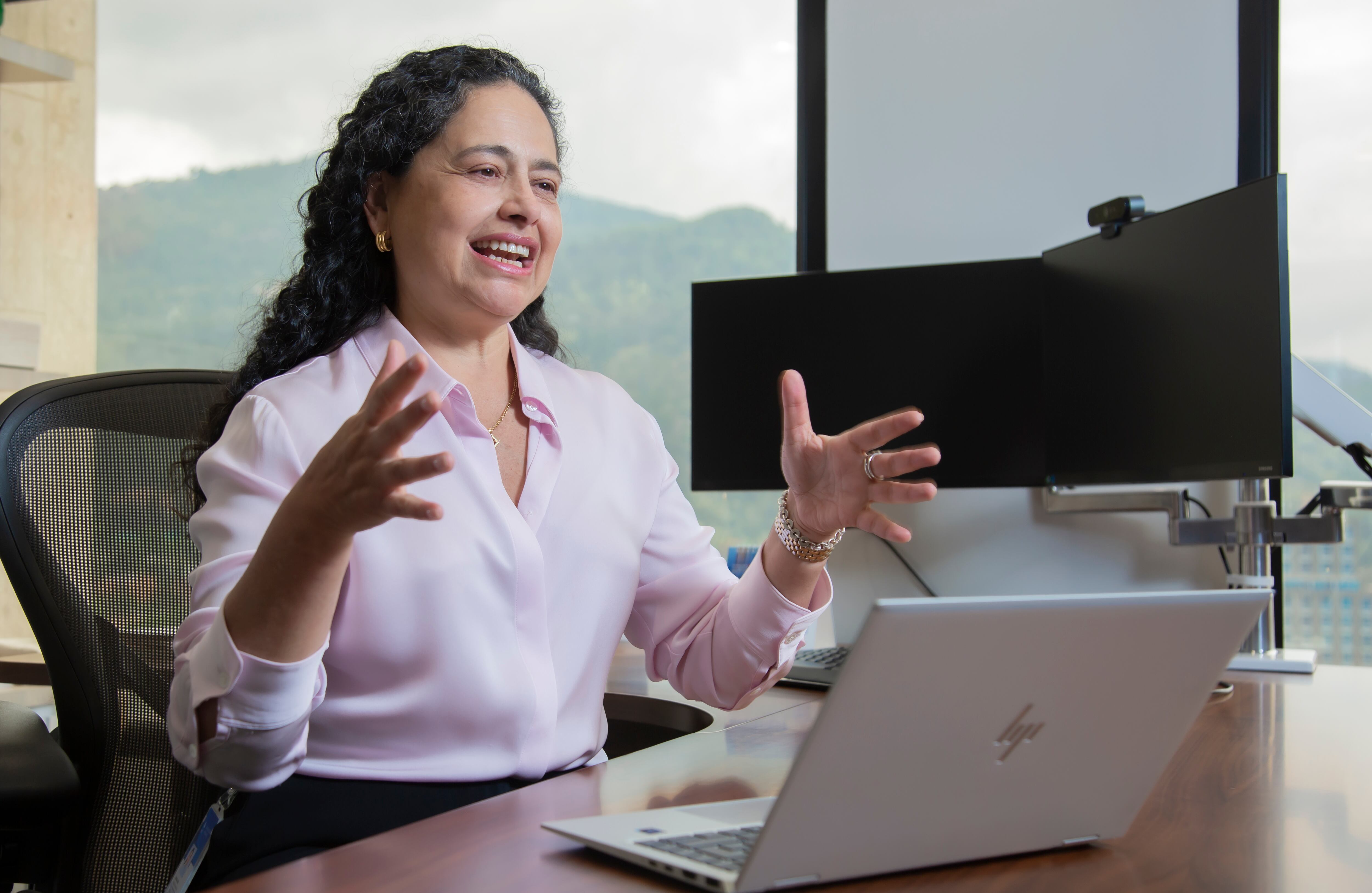 María Inés Agudelo Valencia, presidenta de la Bolsa Mercantil de Colombia