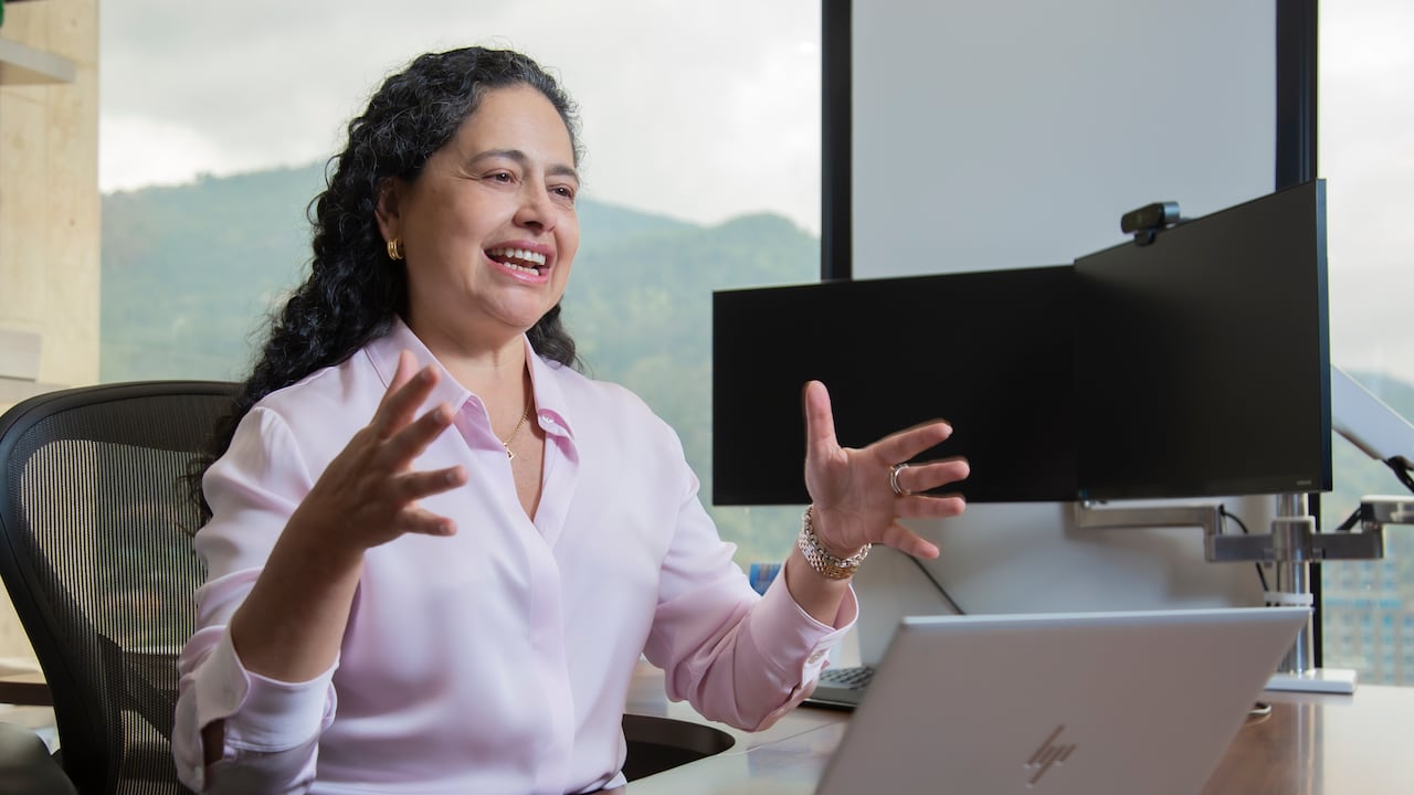 María Inés Agudelo Valencia, presidenta de la Bolsa Mercantil de Colombia.