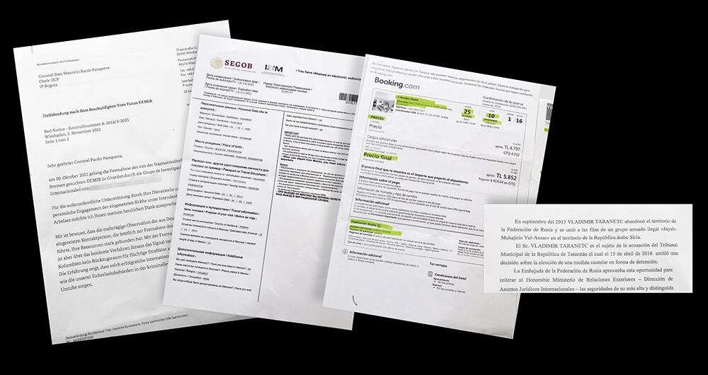 SEMANA obtuvo documentos de agencias de Interpol Colombia y Europa en los que se alerta por la presencia de extranjeros con circular roja residiendo en el país.