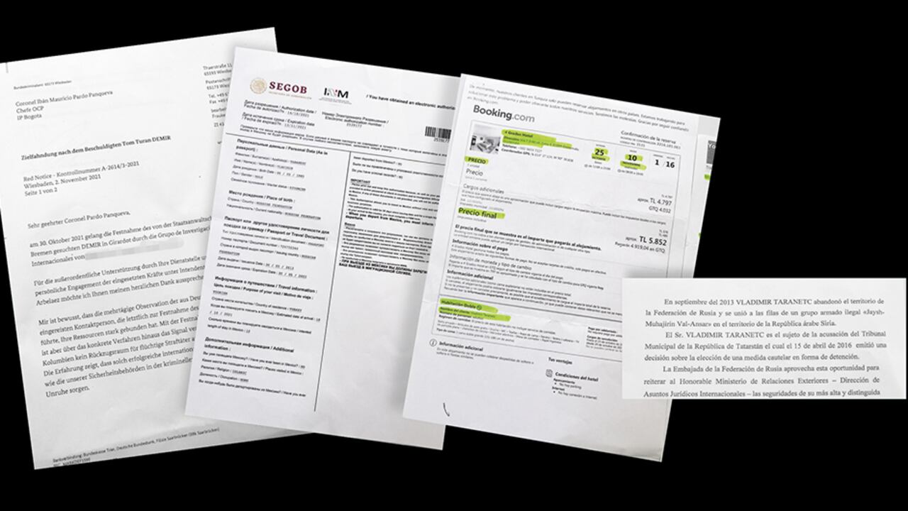 SEMANA obtuvo documentos de agencias de Interpol Colombia y Europa en los que se alerta por la presencia de extranjeros con circular roja residiendo en el país.
