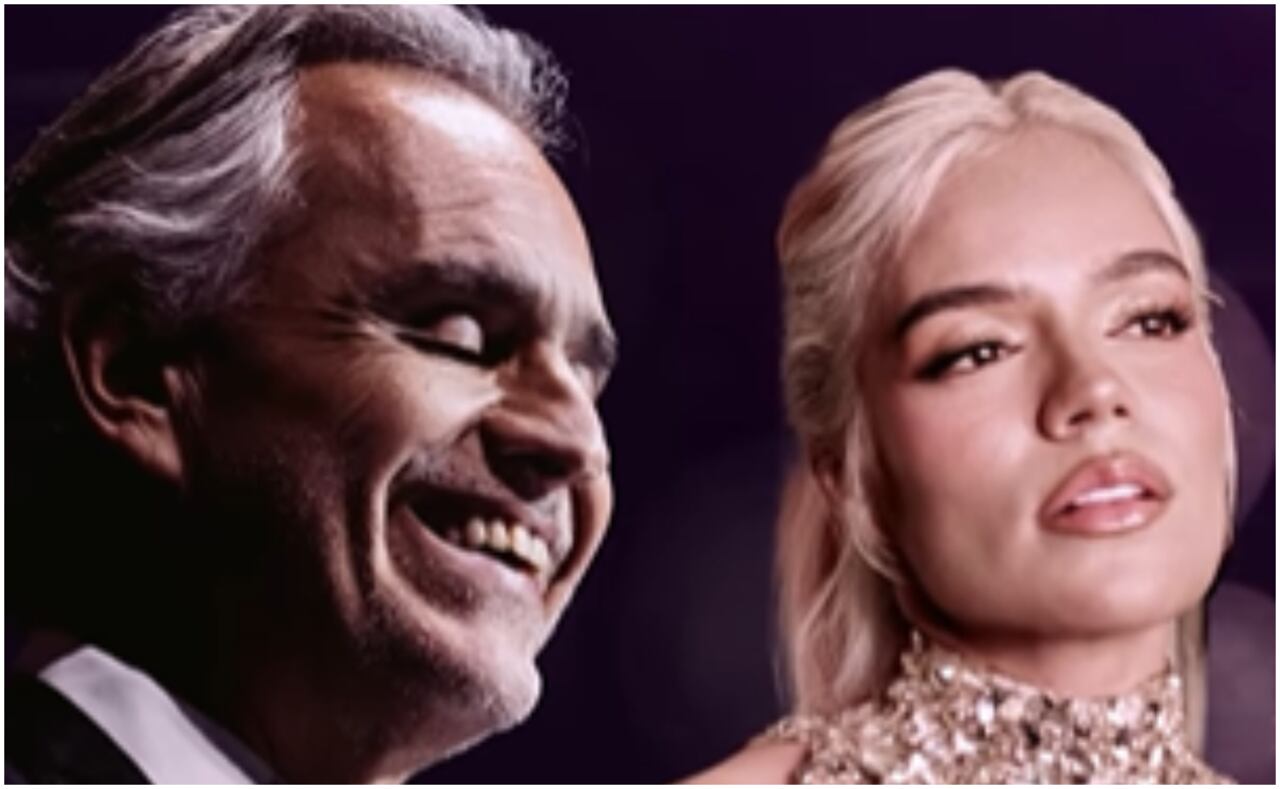 Karol G se une a Andrea Bocelli para interpretar una icónica canción.