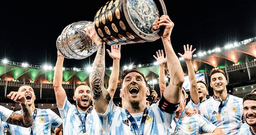 La selección de Argentina, encabezada por Messi, se coronó como  capeón de la Copa América 2021. 