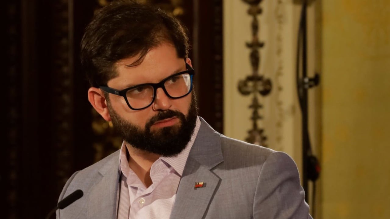 El presidente de Chile, Gabriel Boric, vive un caos en su país por cuenta de las protestas de los transportadores.