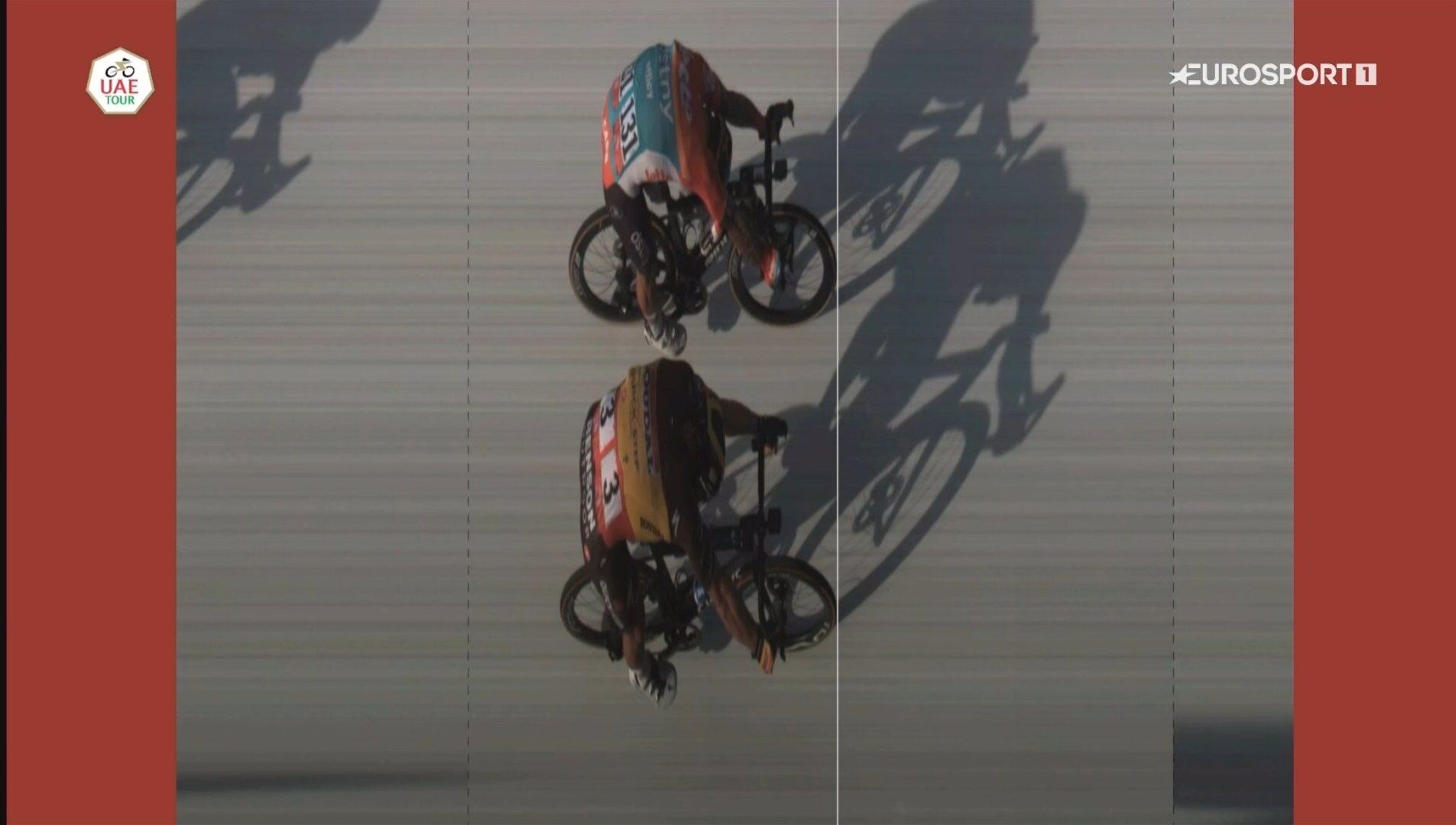 Merlier ganó la etapa por escasos milímetros sobre Caleb Ewan