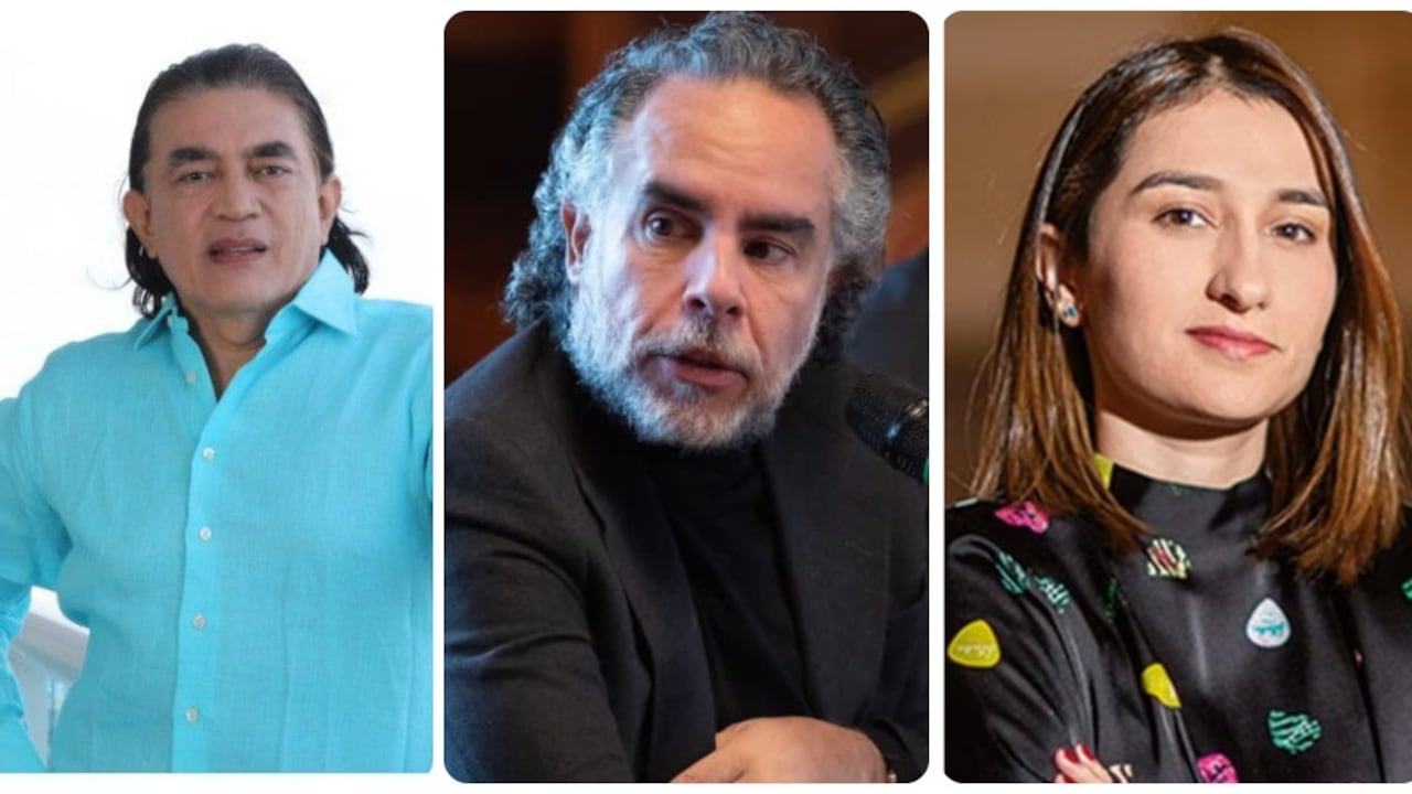 Gustavo Bolívar, Armando Benedetti y Laura Sarabia.