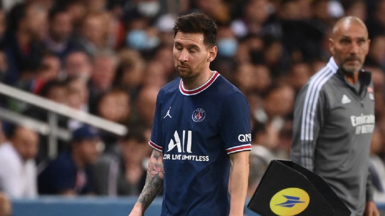El jugador argentino fue sustituido al minuto 76.