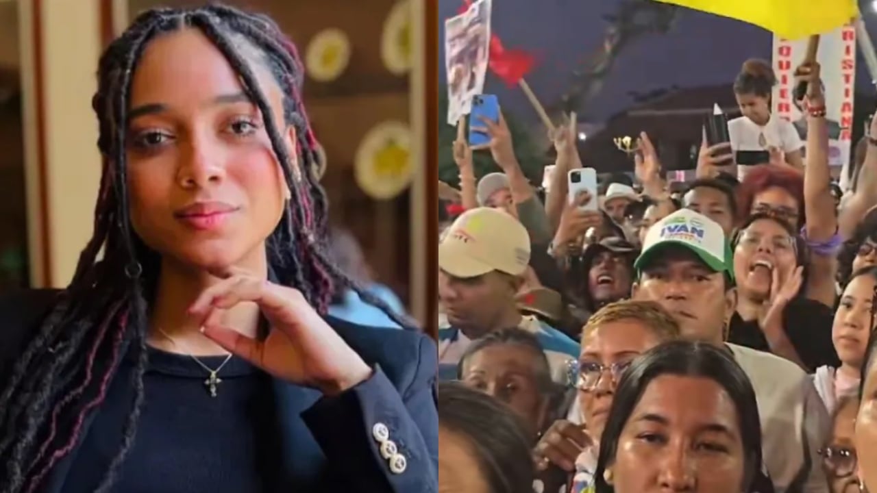 Juliana Guerrero y el momento en el que personas le piden que se vaya de evento de Iván Cepeda.