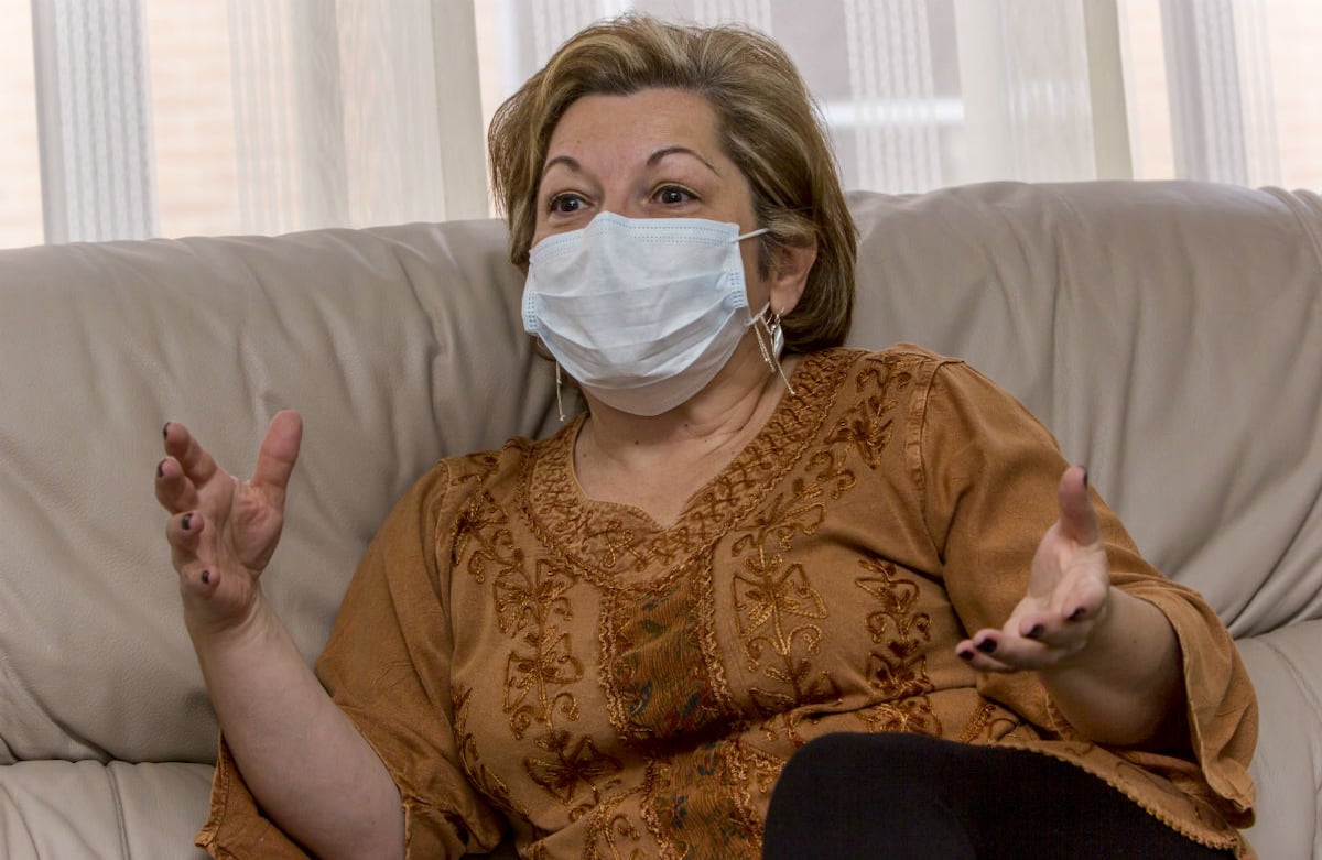 Ella es Ivonne Vargas de Ortega. Su salud se ha convertido en la lucha principal de las 41 familias afectadas por las filtraciones de gasolina. Foto: Carlos Bernate