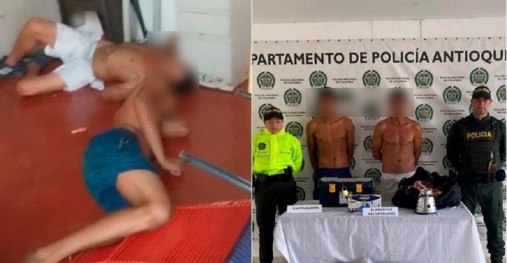 Los capturados tendrán que responder por el delito de hurto.