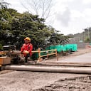 La pavimentación de las vías, además de generar comunicación, favorece la comercialización de productos de la región.