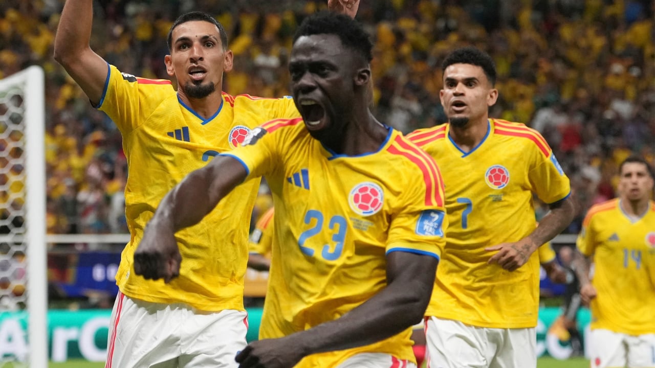 Dávinson Sánchez (23) con la Selección Colombia en este Mundial 2026.