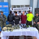 Los capturados estaban al servicio de las disidencias de las Farc, según el Ejército.