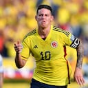 James Rodríguez, autor del primer gol ante Uruguay