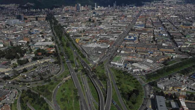 Bogotá desde el aire durante la Semana Santa de 2019. Foto: Esteban Vega LaRotta