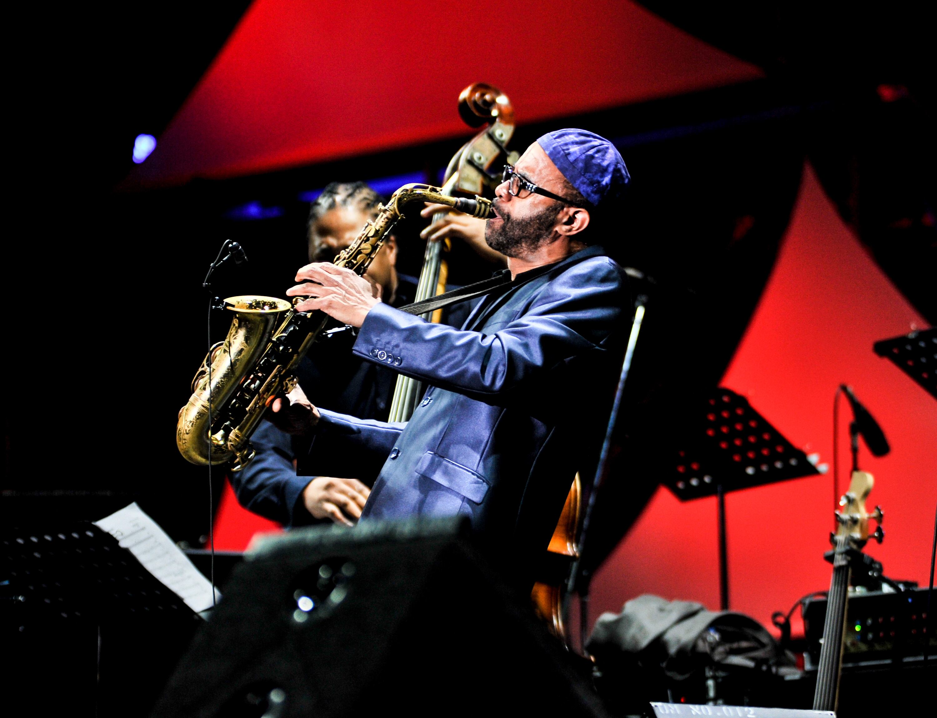Kenny Garett en el International Jazz Day Global Concert en Osaka, Japón, 2014. Foto: Keith Tsuji/Getty Images for Thelonious Monk Institute of Jazz.