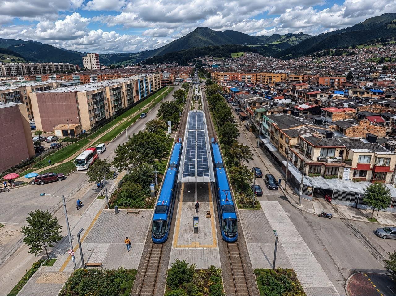 Render de lo que será una de las dos estaciones del RegioTram del Norte ubicadas en Zipaquirá.