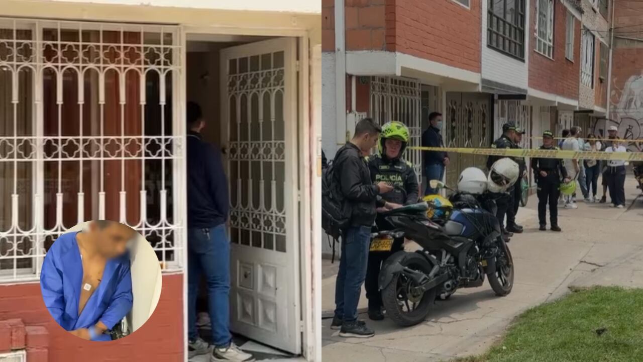 Esta es la casa en la que se perpetró el terrible hecho.
