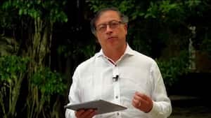 Presidente Gustavo Petro habló sobre el acuerdo nacional y los temas que se abordaron durante la reunión con algunos de los principales empresarios del país. (Foto: captura de video de la Presidencia de Colombia)