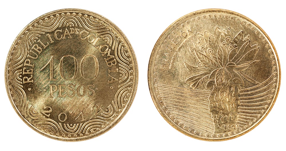 MonedaEl frailejón está a diario en las manos y bolsillos de los colombianos, su figura es la cara de las monedas de 100 pesos que se vienen acuñando desde 2012. 