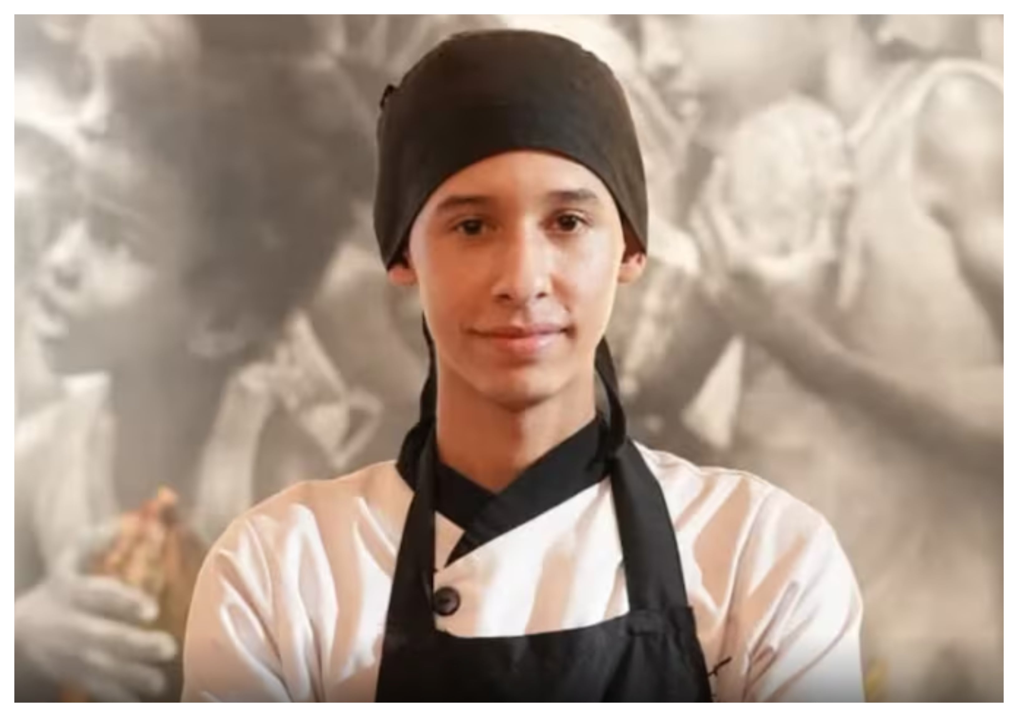 Samuel Peñate, chef de 21 años que murió ahogado en Cartagena.