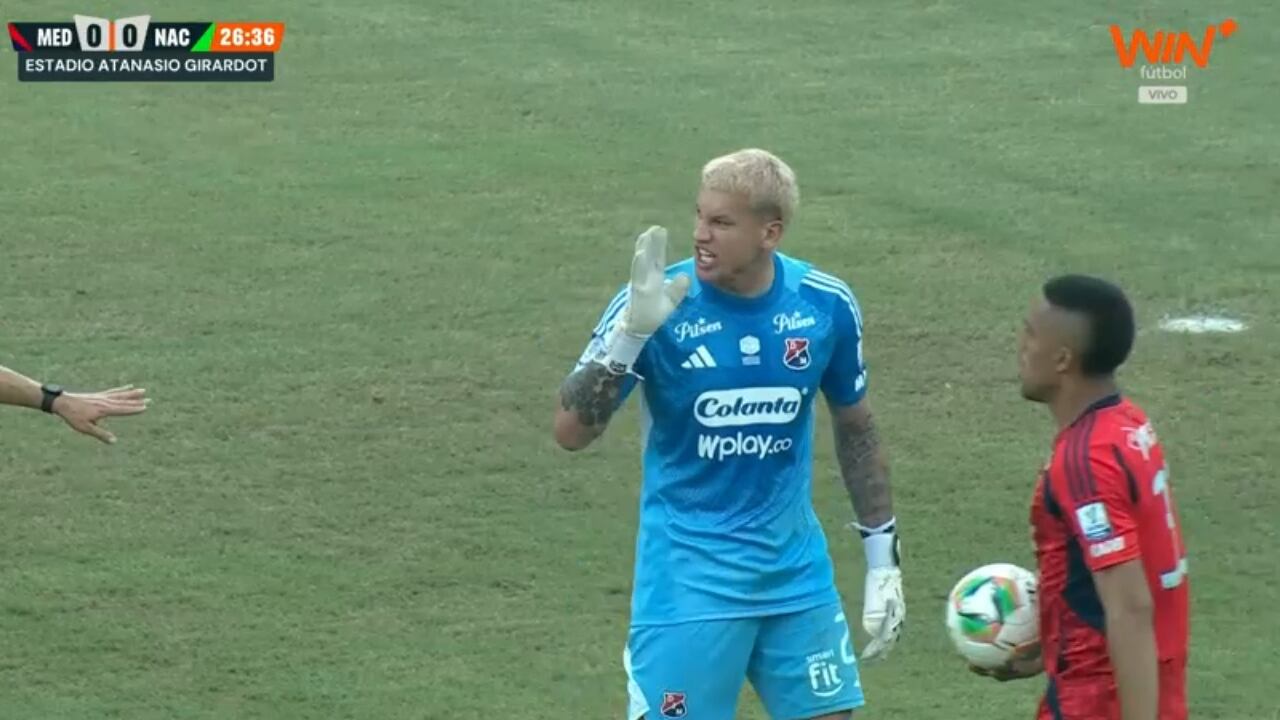 Washington Aguerre está en el ojo del huracán por lo que hizo en el partido de Medellín vs. Nacional