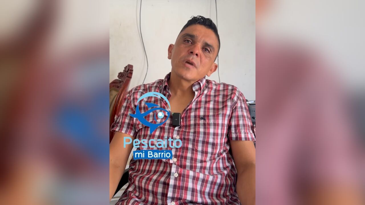 El hombre calificó lo que está sucediendo como una "mentira".