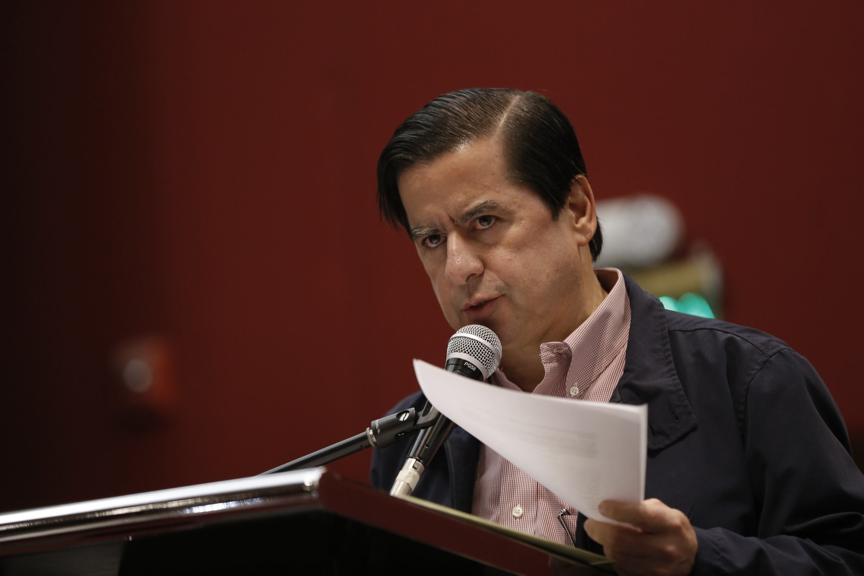 Juan Fernando Cristo, ministro del Interior.