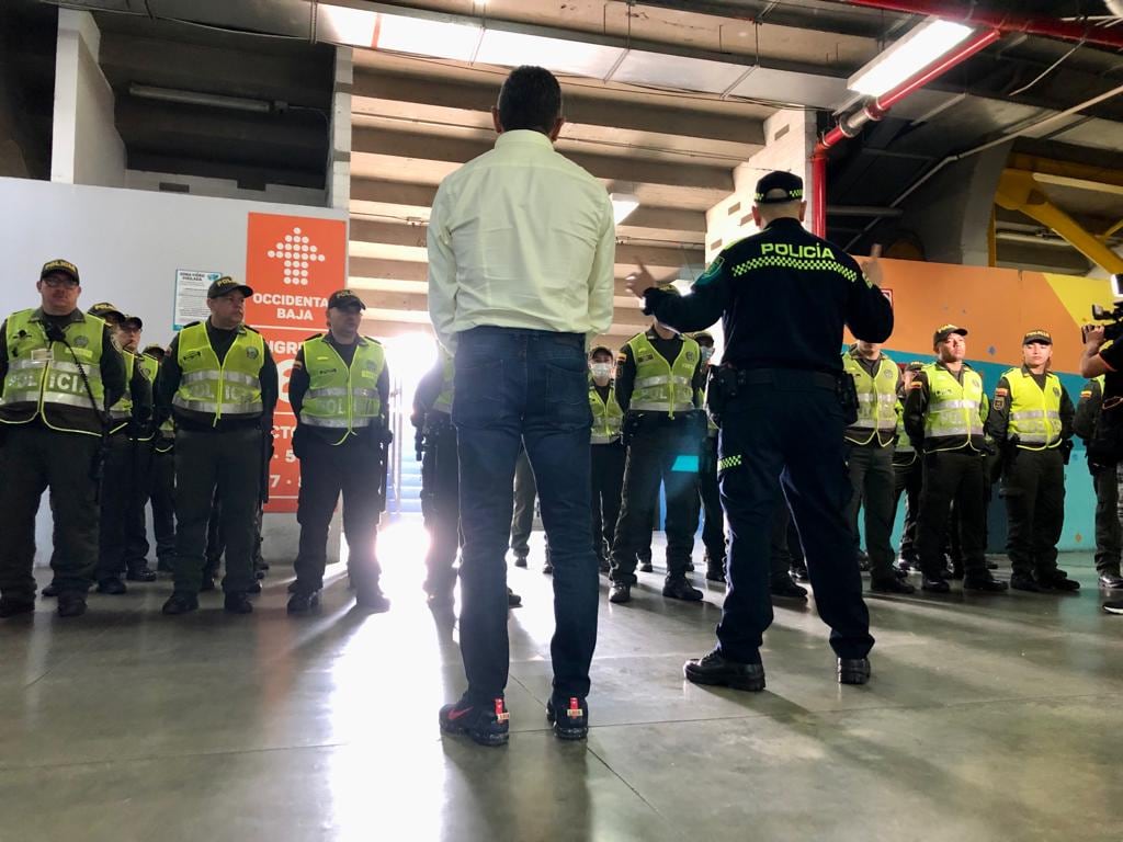 Dispositivo de seguridad para el concierto de RBD en Medellín.