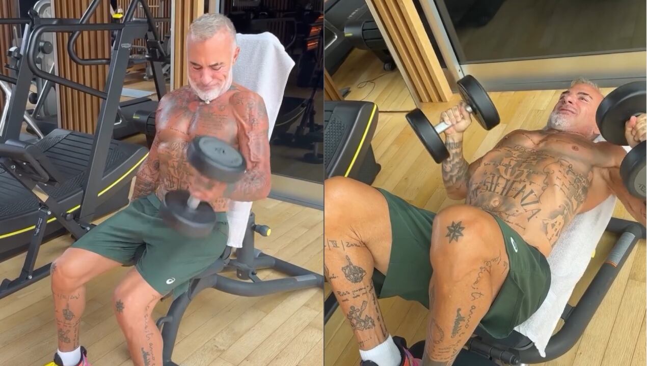 Gianluca Vacchi habló con SEMANA sobre su rigurosa rutina para mantenerse en forma