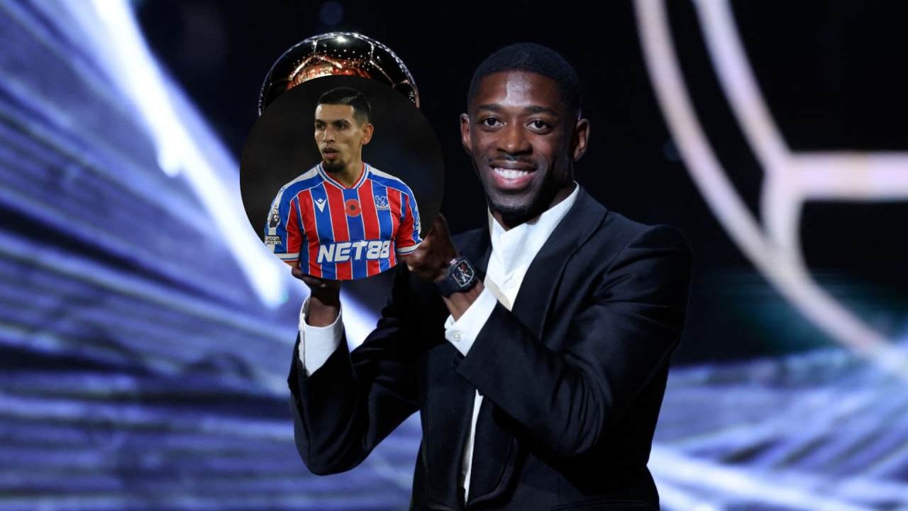 Ousmane Dembelé y Daniel Muñoz.