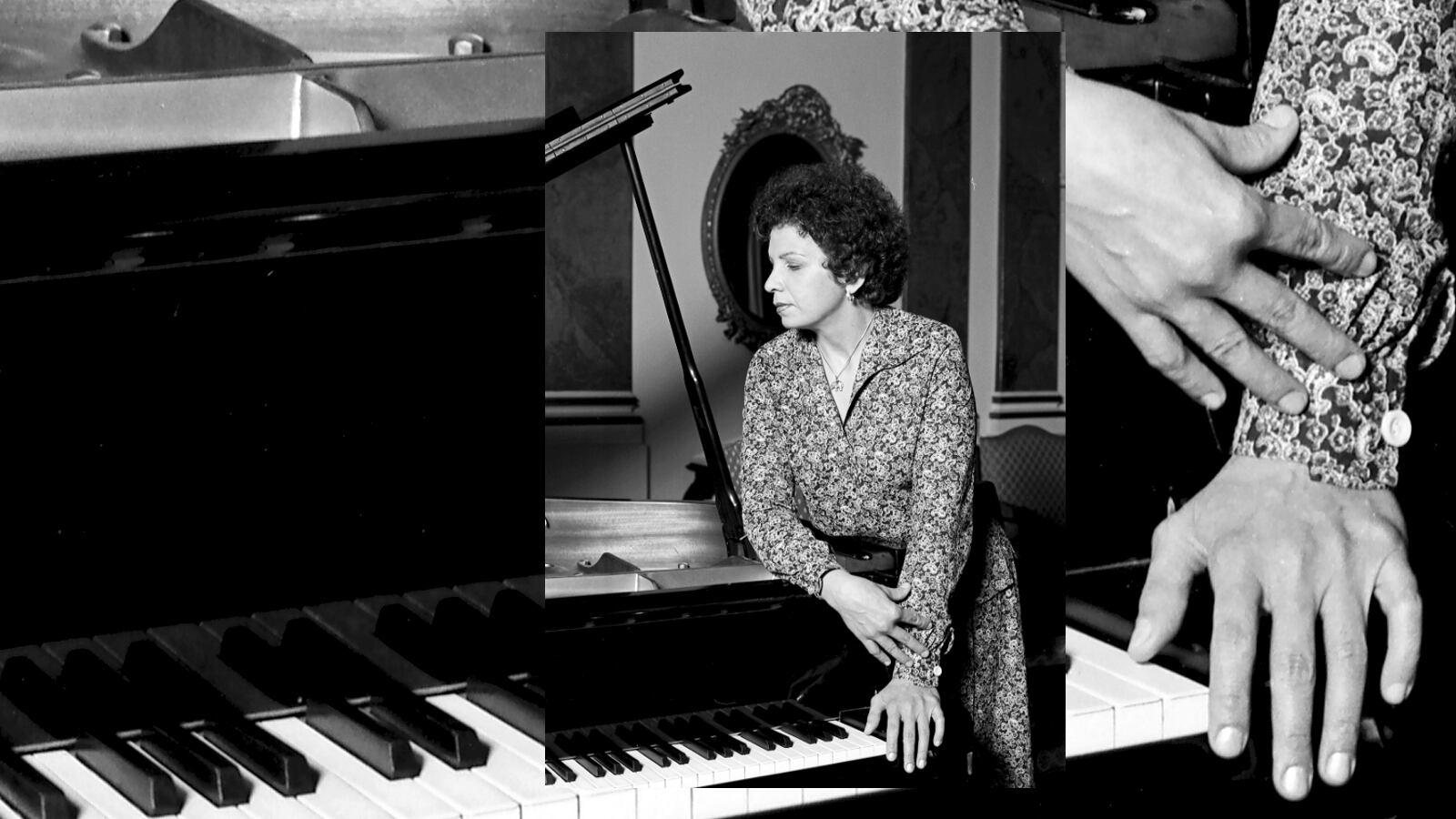 Helvia Mendoza es la tercera persona de la trinidad pianística del país.