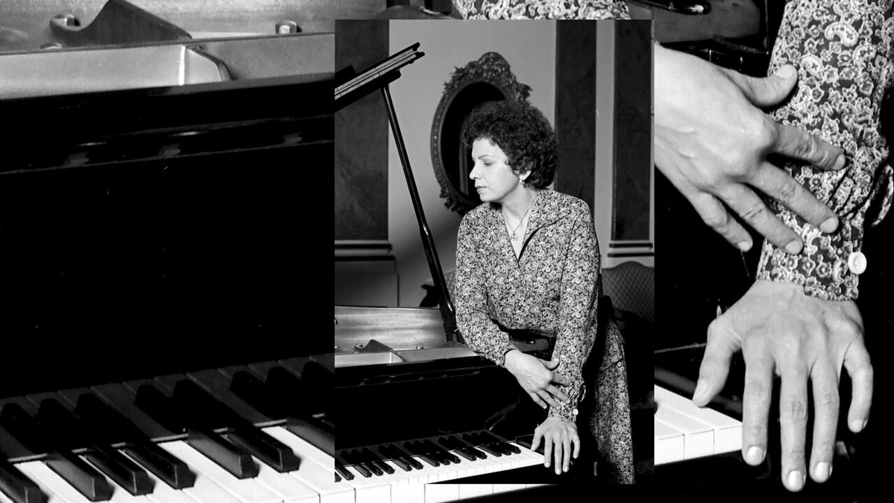 Helvia Mendoza es la tercera persona de la trinidad pianística del país.