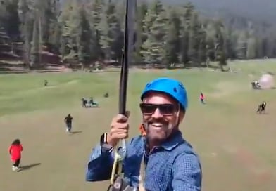 El hombre se lanzó desde Canopi cuando ocurrieron los hechos