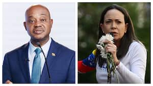 Luis Gilberto Murillo y María Corina Machado.